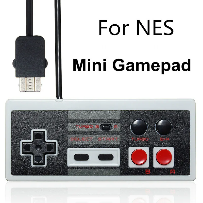 2 шт. для NES Classic Mini Edition Turbo проводной 1 8 м Ретро игровой контроллер геймпад nintendo wii