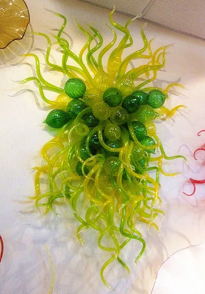 Современный светодиодный бра ручной работы из дутого Стекло осветительный