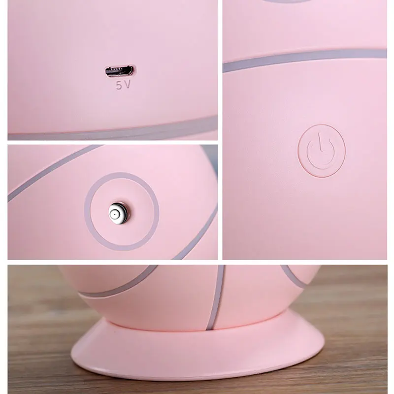 240ML Creative Basketball Humidifier Ultrasonic Mini Aromatherapy Diffuser with LED Night Light for Home Car USB Air | Дом и сад