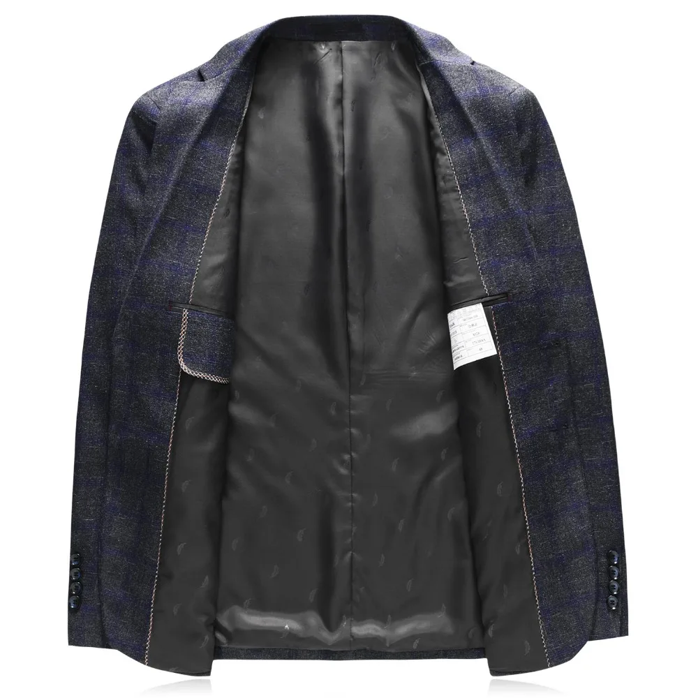 JZ главный мужской блейзер деловой костюм для досуга приталенный Повседневный