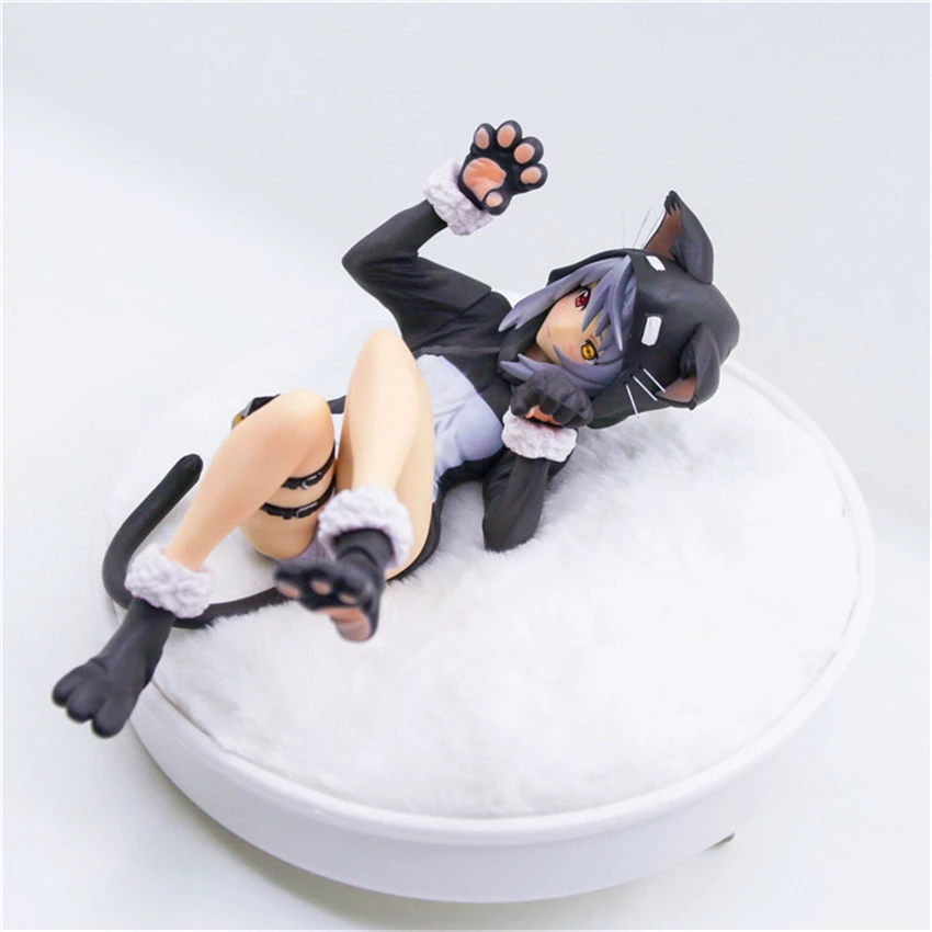 Haocaitoy фигурка игрушки Necomimi Laura charlota аниме фигурки черная версия для сбора подарок
