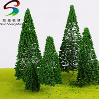 2017 new 12cm wire model trees for railroad house park street layout green landscape scene scenery