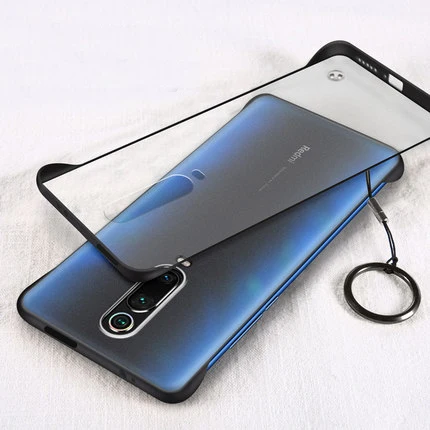 Чехол для Xiaomi Redmi K20 Pro жесткий матовый прозрачный тонкий с кольцом защитная