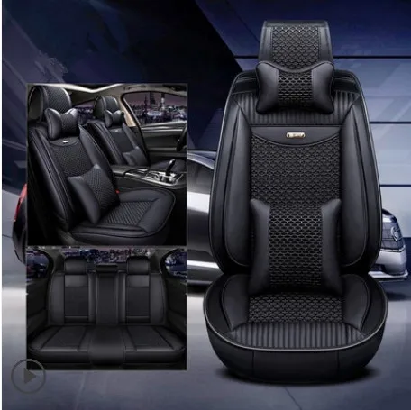Хорошее качество! Полный комплект чехлов на сиденья автомобиля для KIA Carens 5 мест