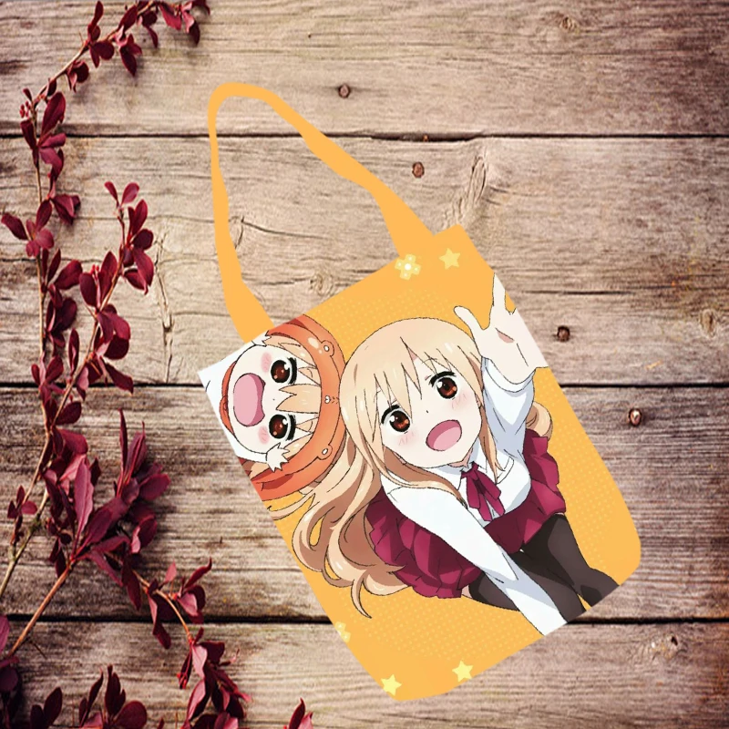 IVYYE Himouto! Модная складная сумка для покупок из аниме Умару-Чан Холщовая Сумка