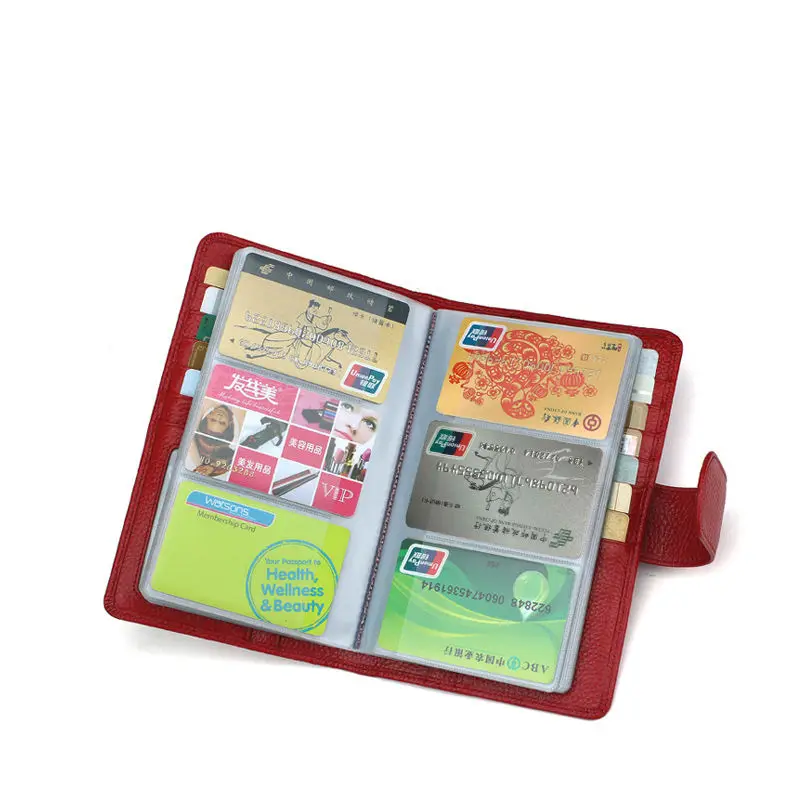 Чехол из натуральной кожи с отделениями для карт и банковских - купить по