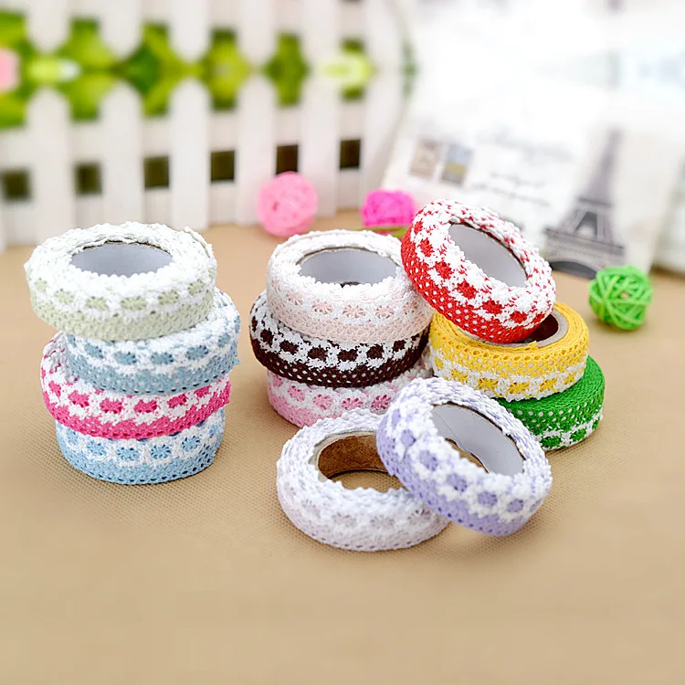 Детские цветные кружевные ленты сделай сам для фотографий в альбоме тканевая