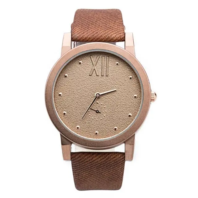 Бренд пару часов простой кожаный шнур изысканный гламурный для мальчиков и