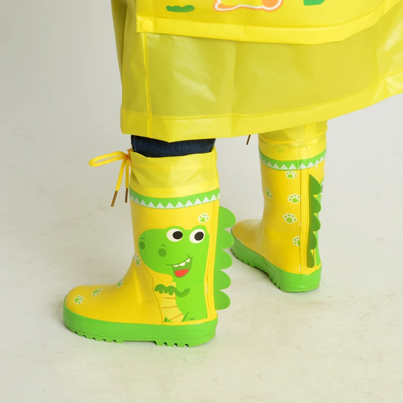 Детские непромокаемые сапоги для мальчиков и девочек Нескользящие из