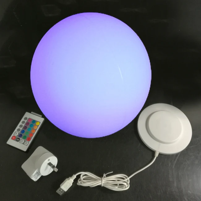 D10, D13, D15, D20cm светодиодный декоративное освещение светящийся Led стул в форме Куба 16 Цвет Меняется Освещение для праздника вечерние украшения 1 шт - Цвет: D20cm Ball