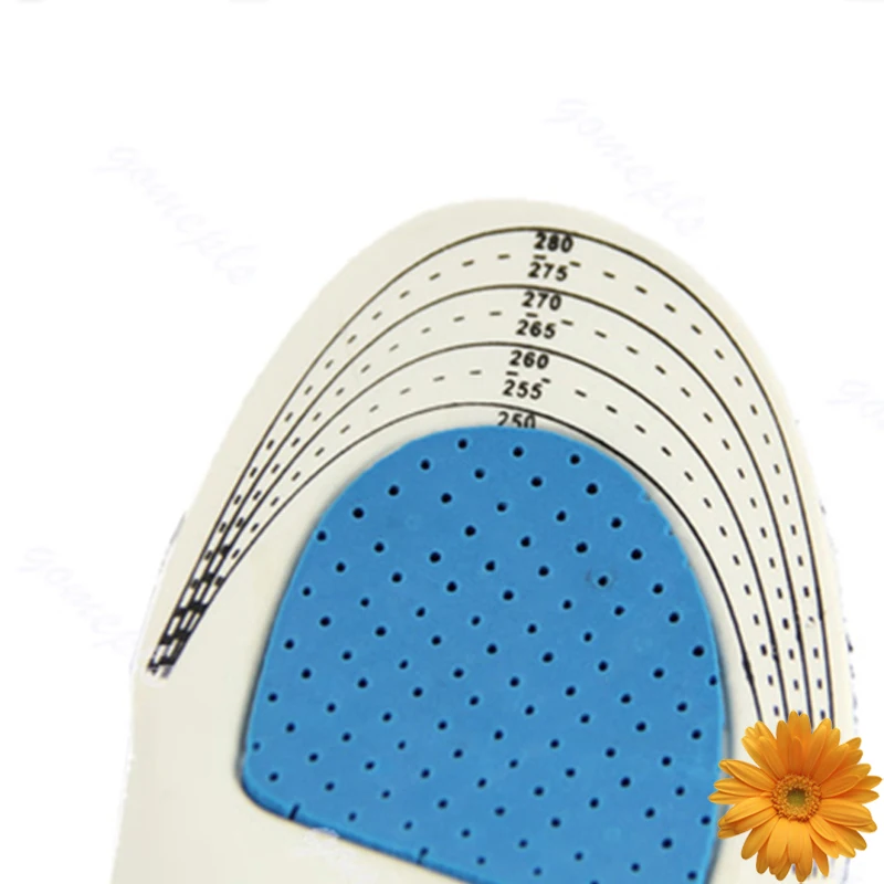 Дышащие бегущие стельки для походов бега спорта латексные мужчин и женщин размер