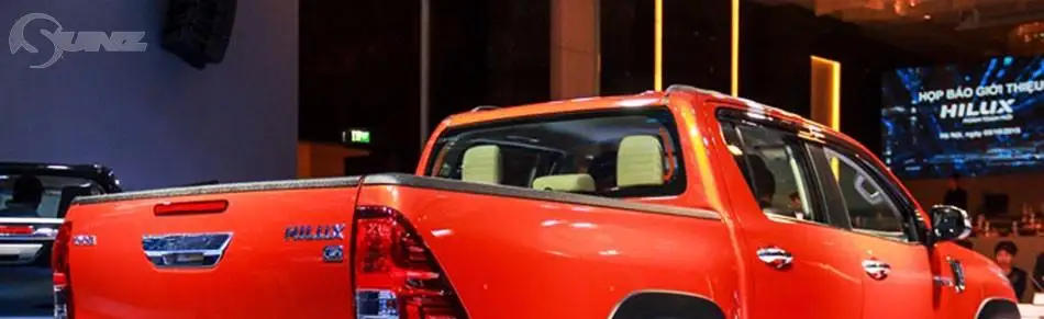 Автомобильные аксессуары ABS литьевые черные боковые литьевые наборы обшивки для Toyota Hilux Revo Rocco