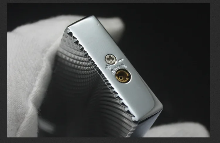 Ping Sound Turbo Torch Lighter Windproof Butane Jet Pipe Cigar Stainless Steel Metal Cigarette 1300 C No Gas Gadgets For Man