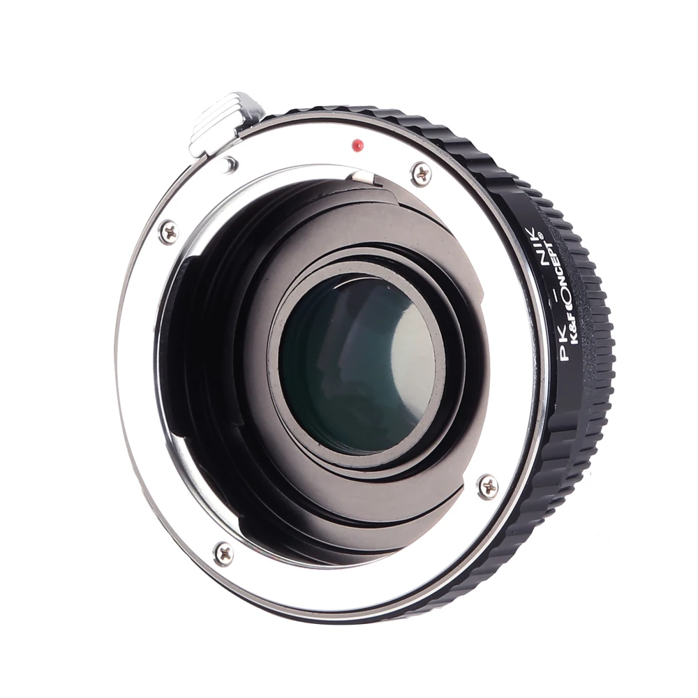 K & F CONCEPT кольцо адаптер из оптического стекла для объектива Pentax PK подходит Nikon AI AF