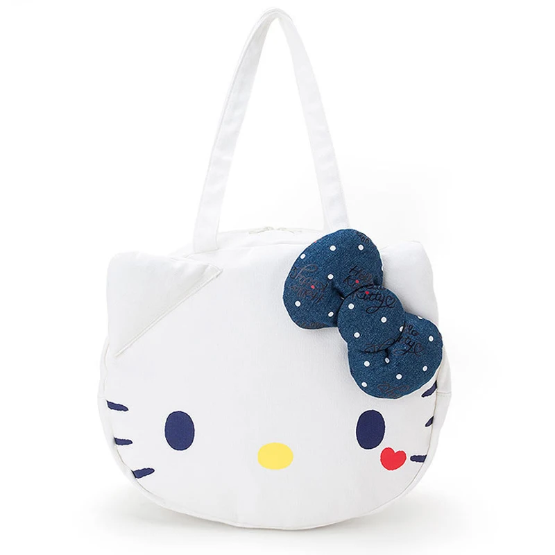 A Kawaii hello kitty милая сумка для девочек ручные сумки модные женские на одно плечо для покупок большой 3D мультяшный плюшевый рюкзак детский подарок - Цвет: A