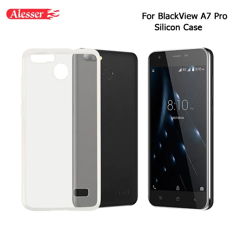 Alesser для Blackview A7 Pro Мягкий силиконовый чехол Прозрачная защитная задняя крышка