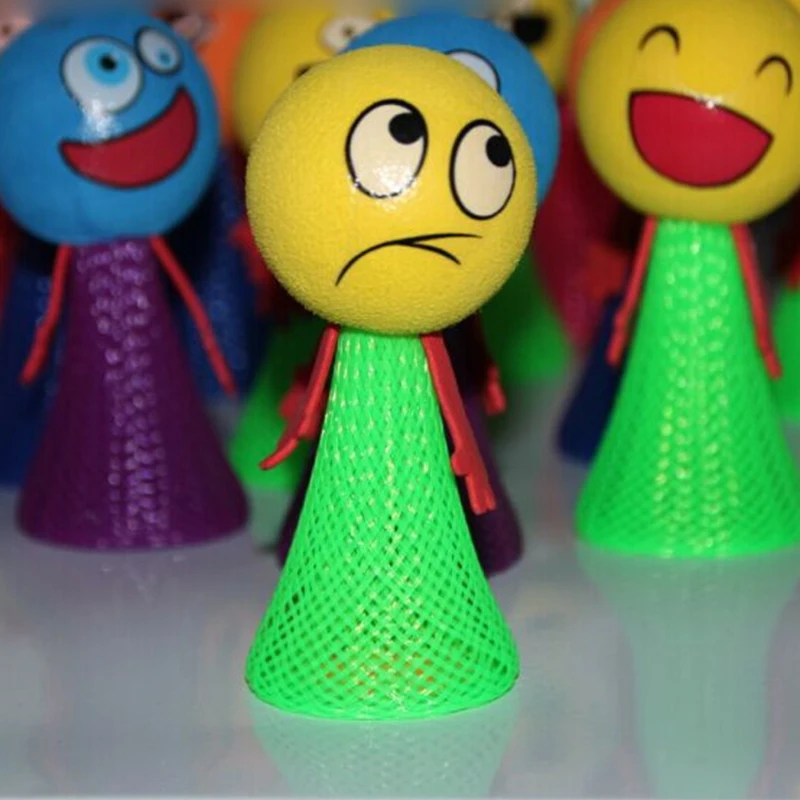 5 Pcs Table Bounce Ball Game Expressions Push&Down Elf Dolls Board Games for Kids Educational Baby Party Gifts Toys|Настольные игры| |