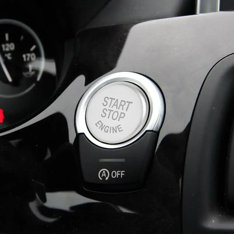 Замена ключа зажигания VODOOL крышка для автомобильного двигателя Onekey Start Stop BMW F/G Code