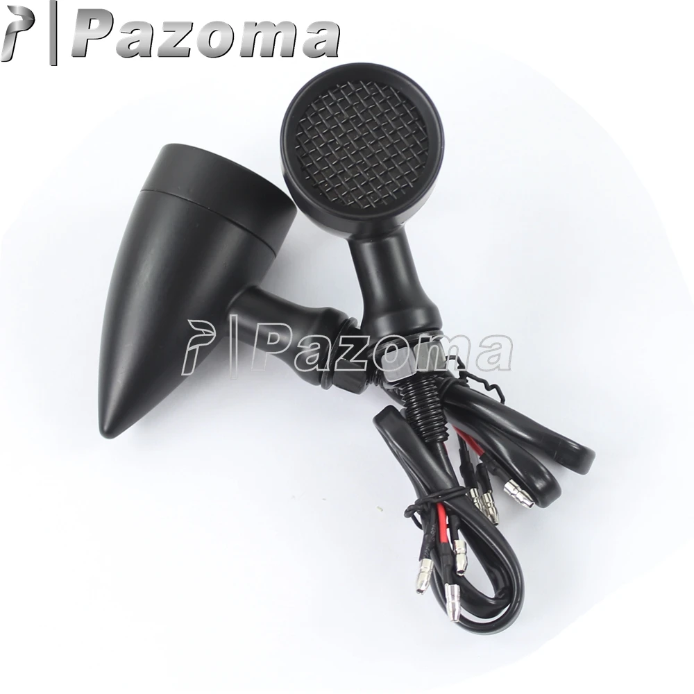 10 мм LED дымовая Янтарная линза алюминиевый мотоцикл сигнальный указатель