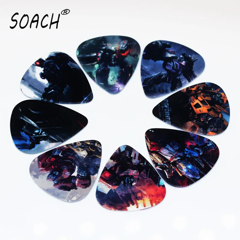 

SOACH 50pcs guitar pick Sided printing DIY Guitar Picks String instrument accessories Thickness 1.0mm ukulele paddle parts