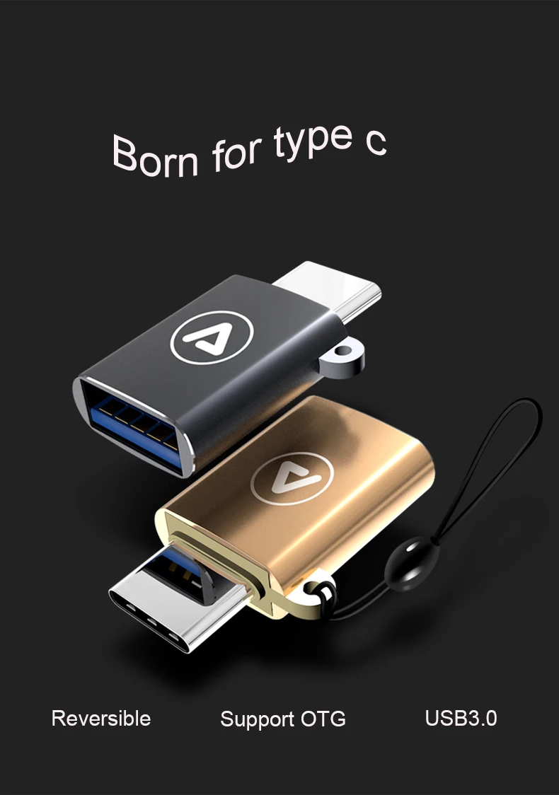 Тип C адаптер с разъемами типа и USB 3 0 кабель On The Go преобразователь для samsung S8 huawei