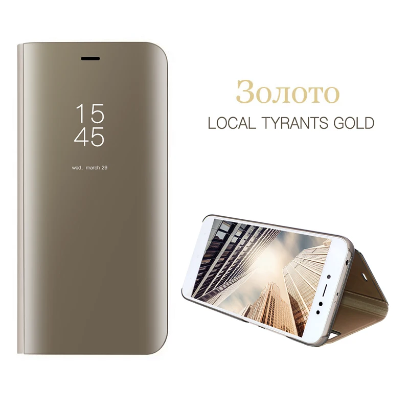 Gold Чехол-подставка с умным чипом BoeYink для samsung Galaxy Note 9, 8, 5, S9 Plus, S8, S7 Edge, S6 Edge, S8, S9 Plus, прозрачный чехол - Цвет: Gold