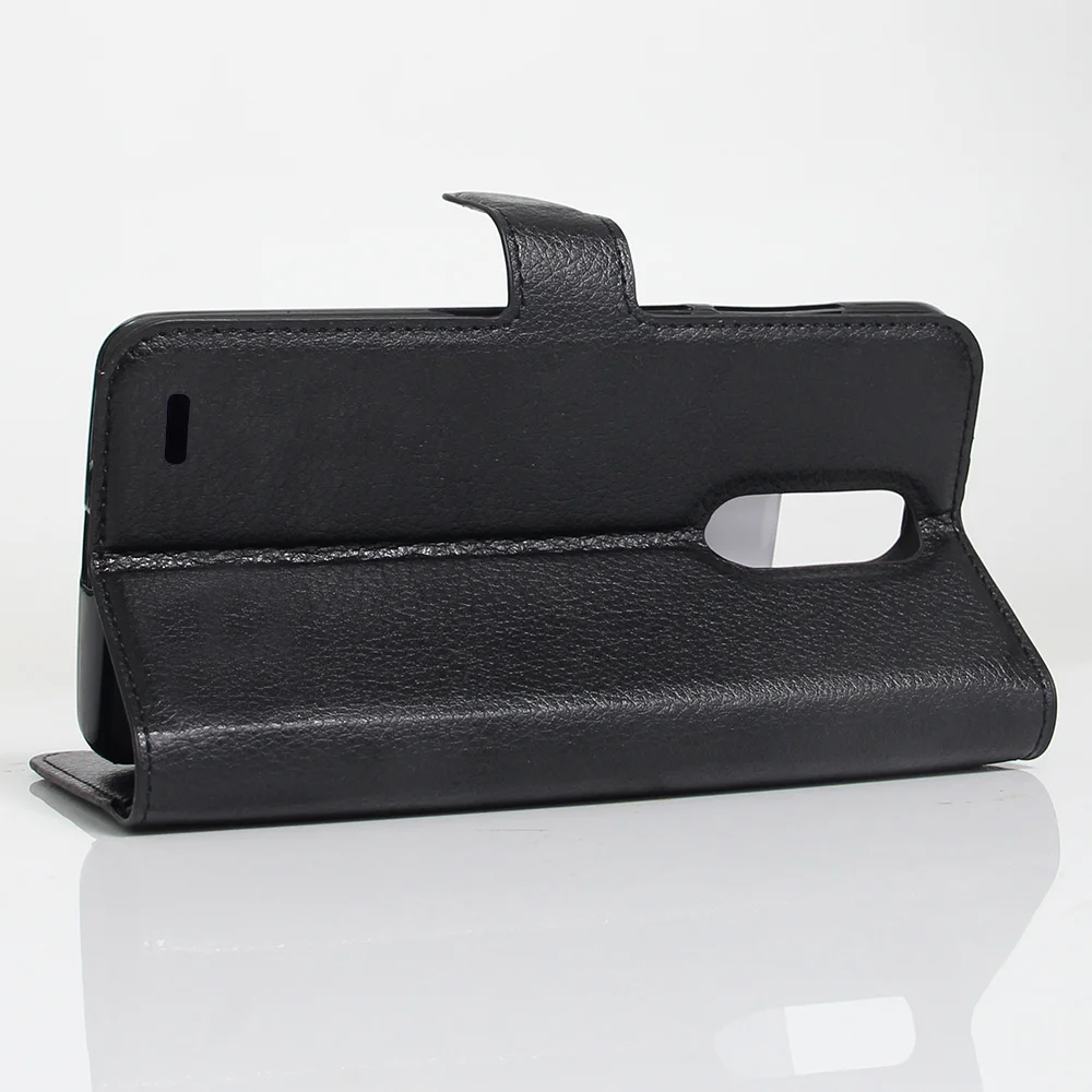LV5 Case for LG LV 5 Cases Wallet Card Stent Lichee Pattern Flip Leather Covers Protect Cover | Мобильные телефоны и