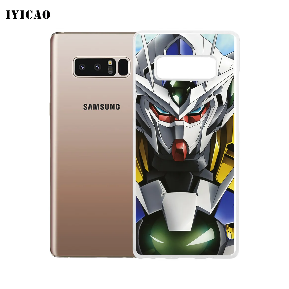 IYICAO Gundam Мягкий силиконовый чехол для телефона Samsung A5 A6 Plus A7 A8 A9 J3 J5 J7 Note 8 9 TPU