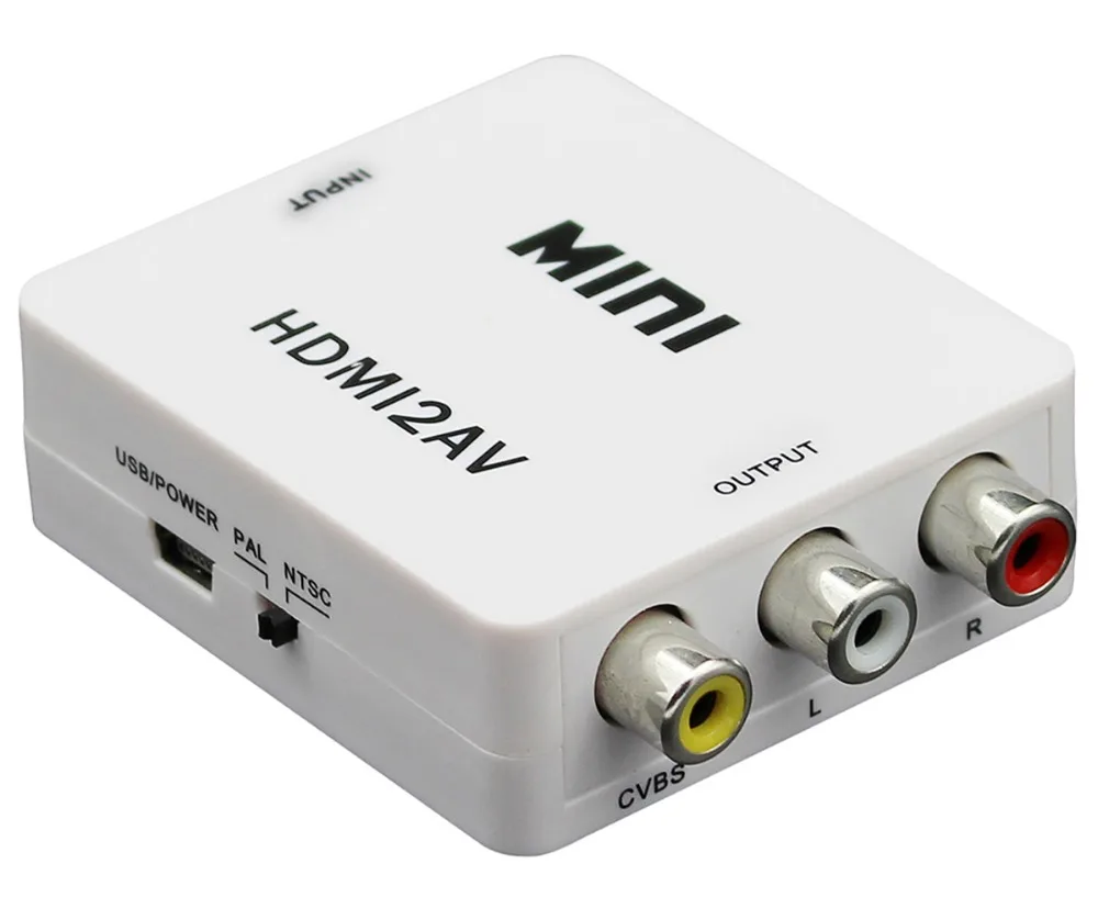 1 шт. HDMI к RCA AV/CVBS композитный аналоговый AV аудио/видео адаптер конвертер для