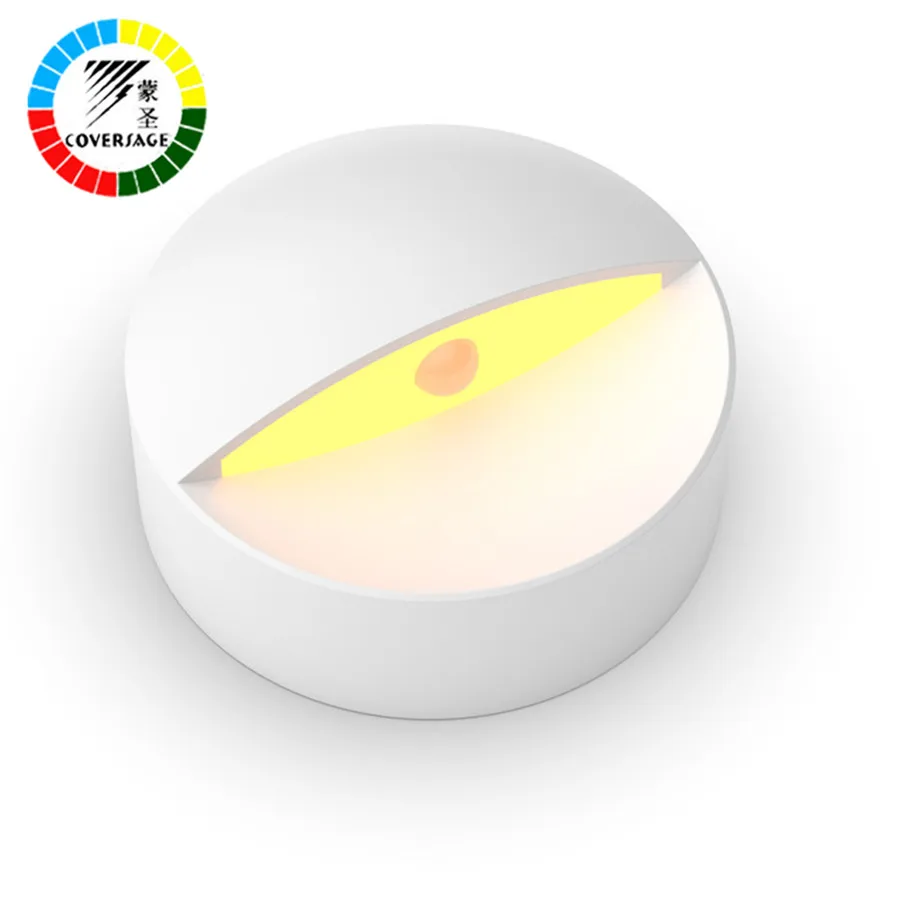 Coversage Smart LED Motion Сенсор ночник аварийного настенный светильник для ребенка спать