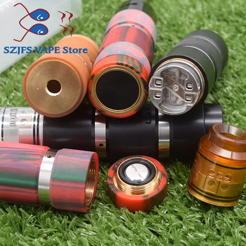 

sob mod kit 18650 battery Vaporizer Mechanical vape electronic cigarette Kit Mod Kenne indicato mod vs QP design KALI V2