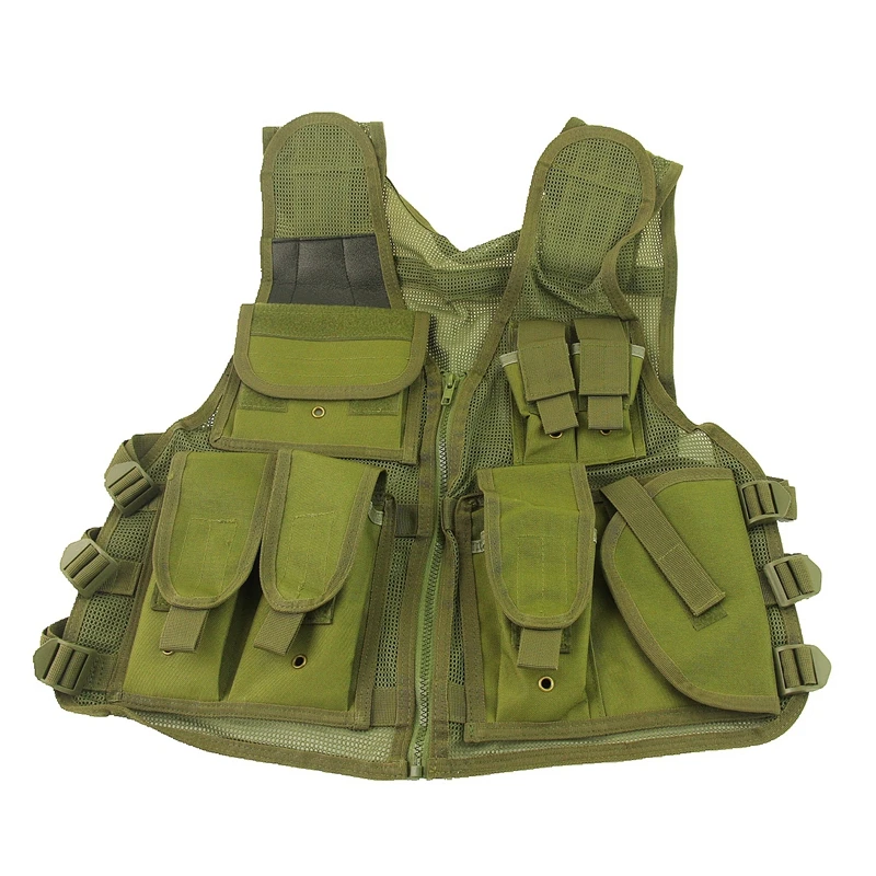 Молл тактический зеленый военный жилет Охотничий Жилет tacticalVest для спорта на