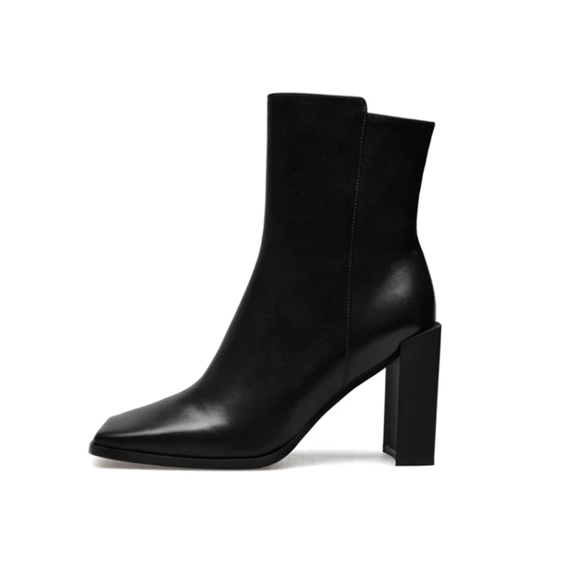 Арден фуртадо Новинка 2017 г. Осень натуральная кожа с квадратным носком Обувь на