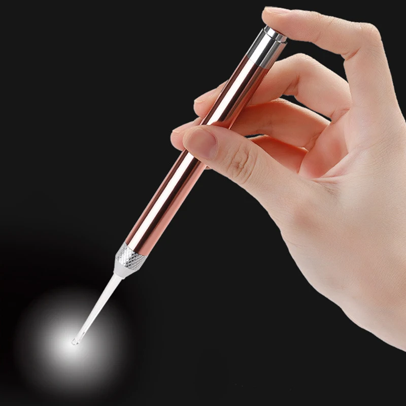 Подсвечиваемый инструмент для очистки ушей детей очиститель светодиодный