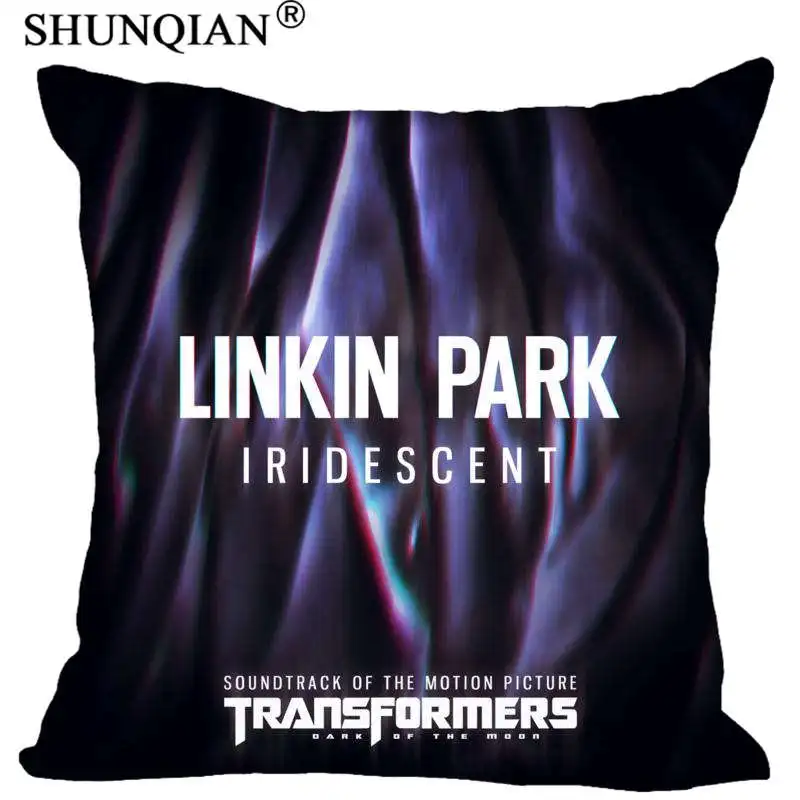 Высококачественная наволочка в стиле Linkin Park, квадратная Наволочка на молнии, индивидуальный подарок 40x40 см