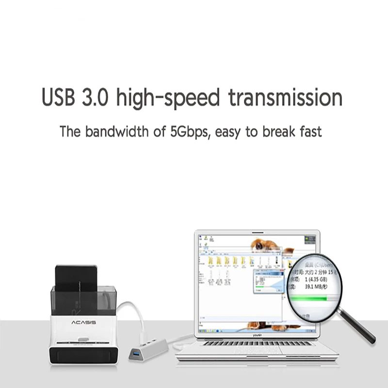 Acasis USB 3 0 концентратор 4 порта алюминиевый мульти usb-хаб с адаптером питания