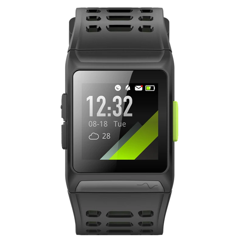 Iwownfit P1 цветной экран Смарт-часы пульсометр ECG Обнаружение HRV анализ Встроенный gps