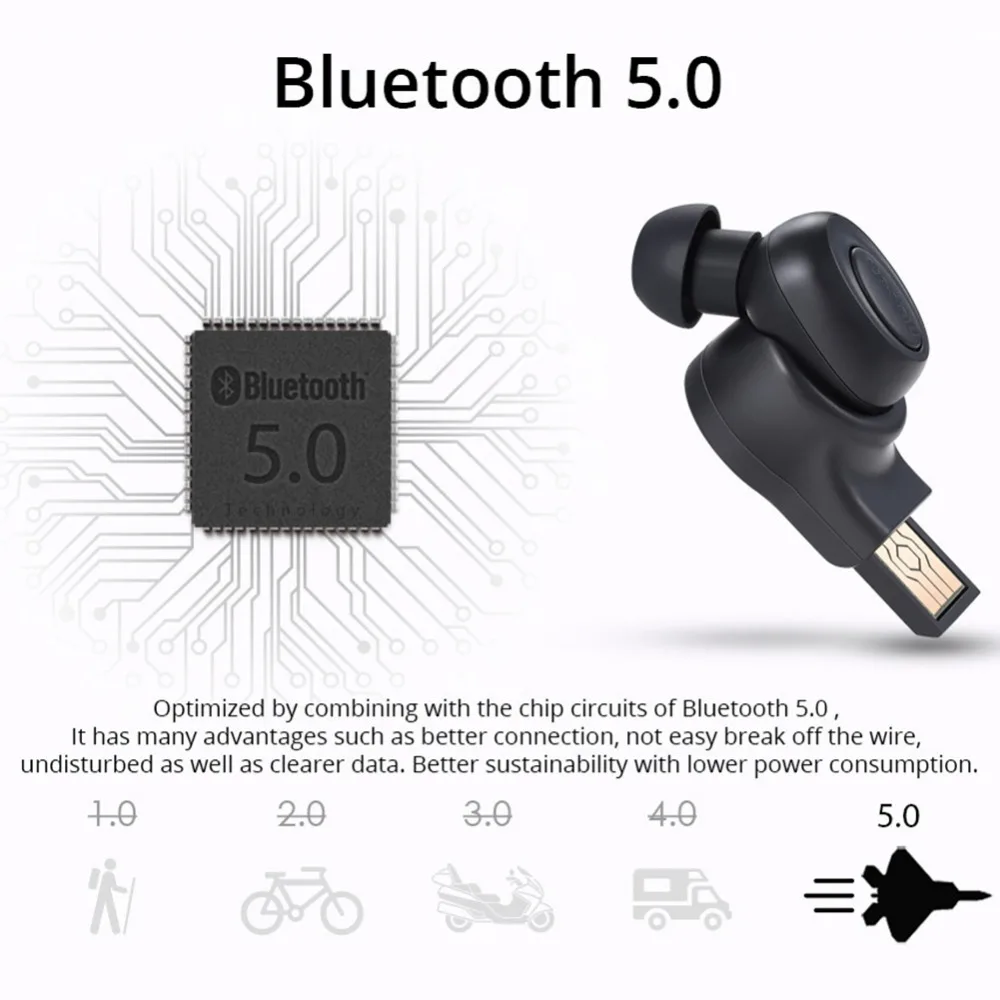 Bluedio T-talking Bluetooth Earphone sports Wireless earbuds in-ear voice control super bass Earphones with built-in microphone |