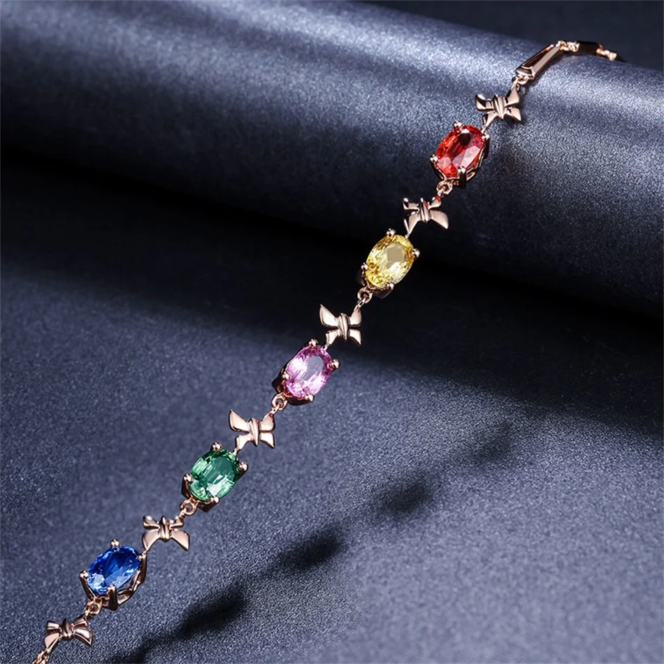 Colorful Bracelet Women Rhinestone Female Fashion Jewelry Accessories 2019 Handwrist Decorations Gifts for Ladies | Украшения и