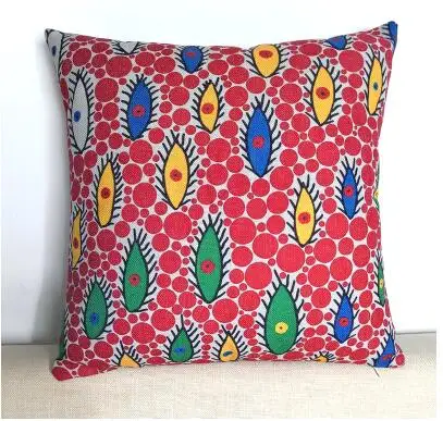 15 Японский стиль простой современный Yayoi Kusama Подушка модель наволочка с рисунком дома домашний зал декоративная наволочка для подушки наволочка - Цвет: 15