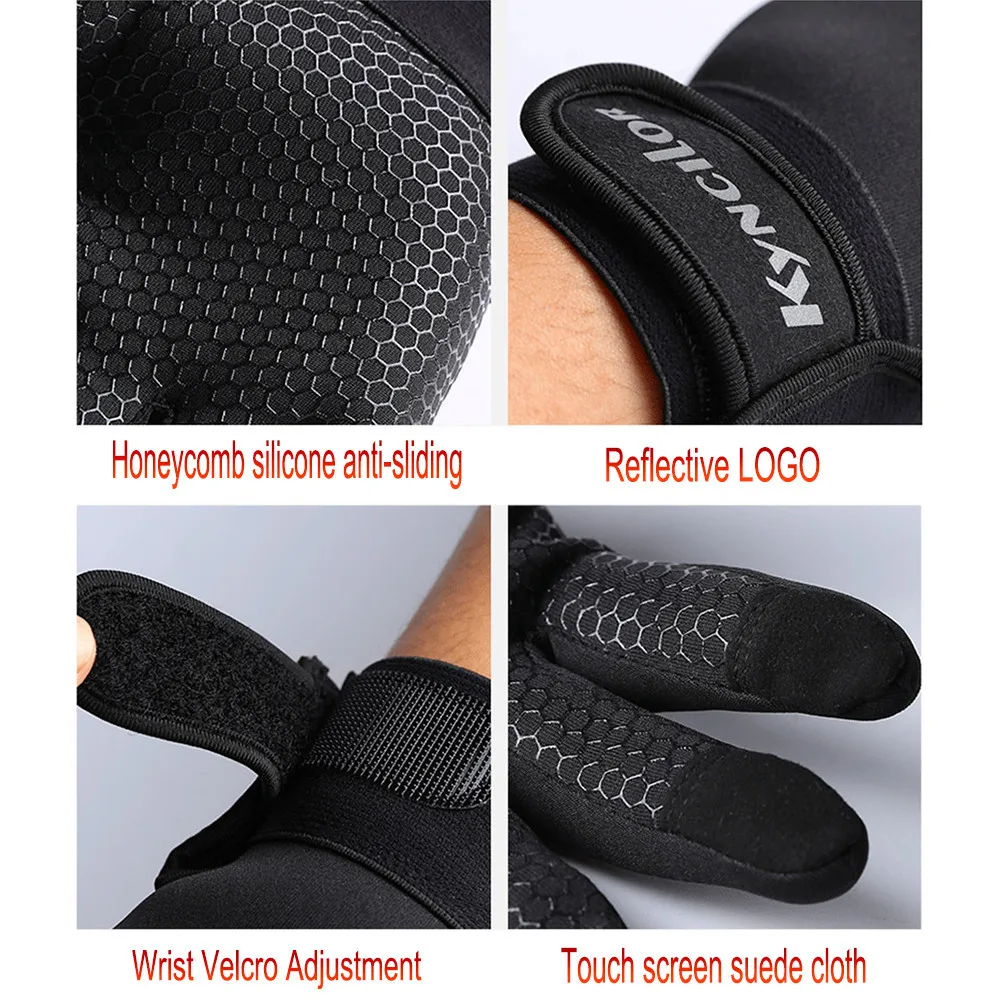 Велосипедные перчатки зимние guantes сохраняющие тепло gants handschoenen защитные для