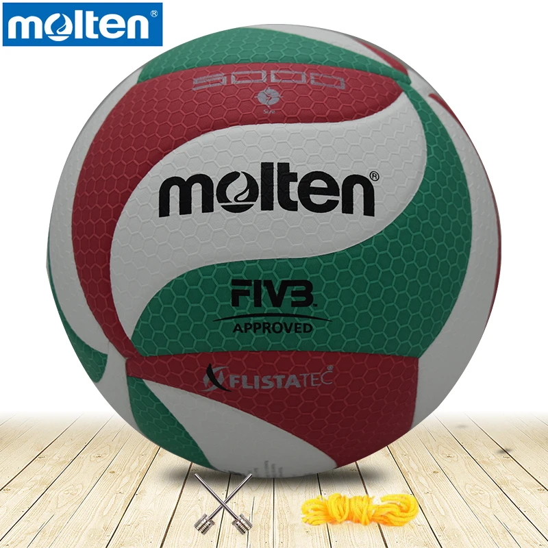original molten volleyball  V5M5000 NEW Brand High Quality Genuine Molten PU Material Official Size 5 Free With Net Bag+ Needle