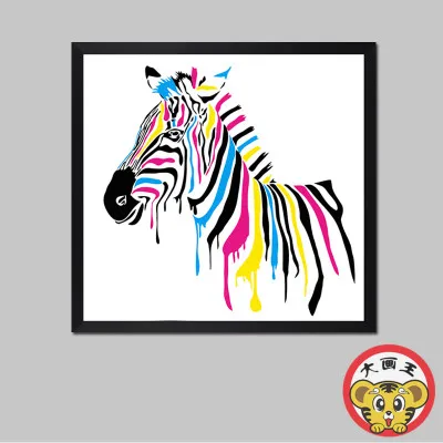 Живописи по номерам с изображением произведений искусства Раскраска принтом под