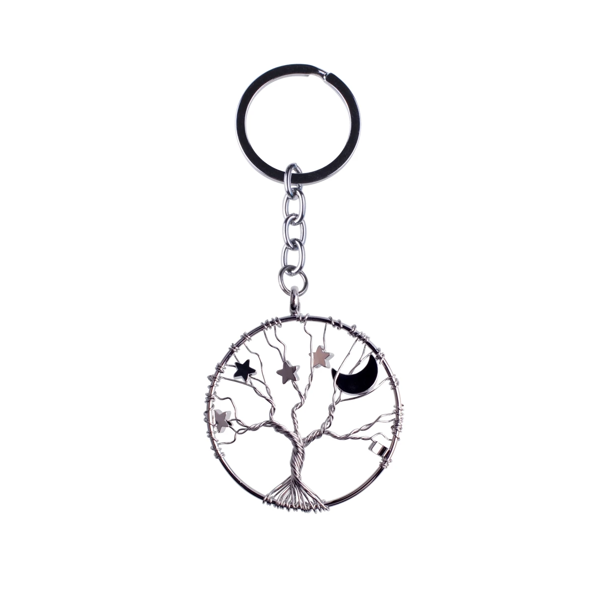 Life Tree Retro Style Earrings Cha Kras Moon Stars Desire Woman Jewelry Necklace Key Chain Three Sets Of|Серьги-подвески| |
