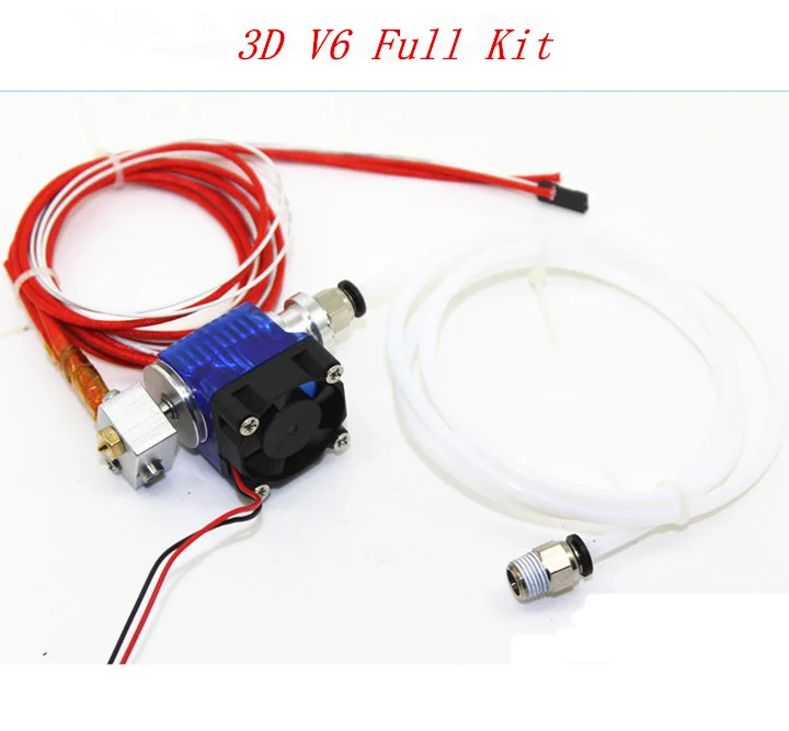 J head Hotend для 3D принтера с одним охлаждающим вентилятором v6 1 75 мм/3 0 мм насадка