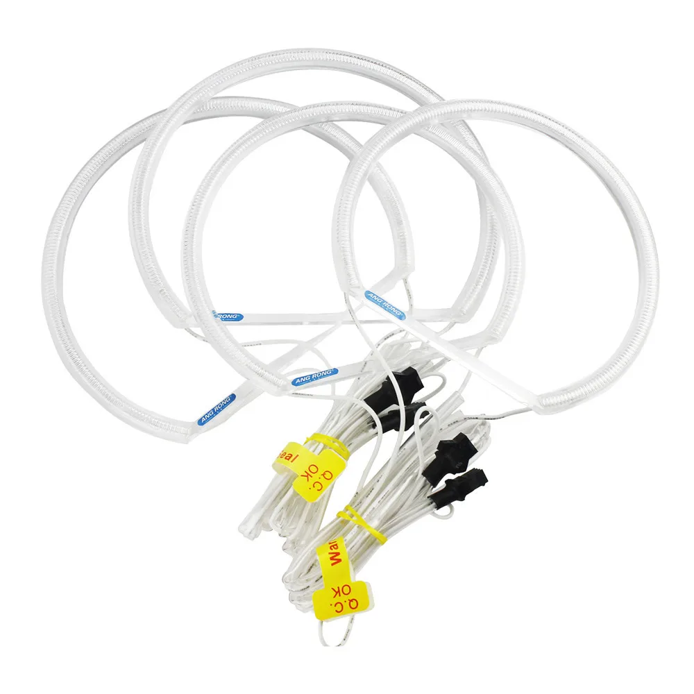 Комплект фар Angel Eye Kit ANGRONG HALO RING CCFL 7000 к белая фара для BMW E36 E38 E39 E46|Фара авто в сборе|