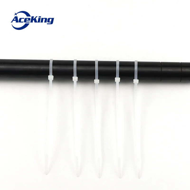 

Self-locking nylon binding belt 3*200mm binding belt 100 fixed plastic binding belt wire harness with white buckle binding belt