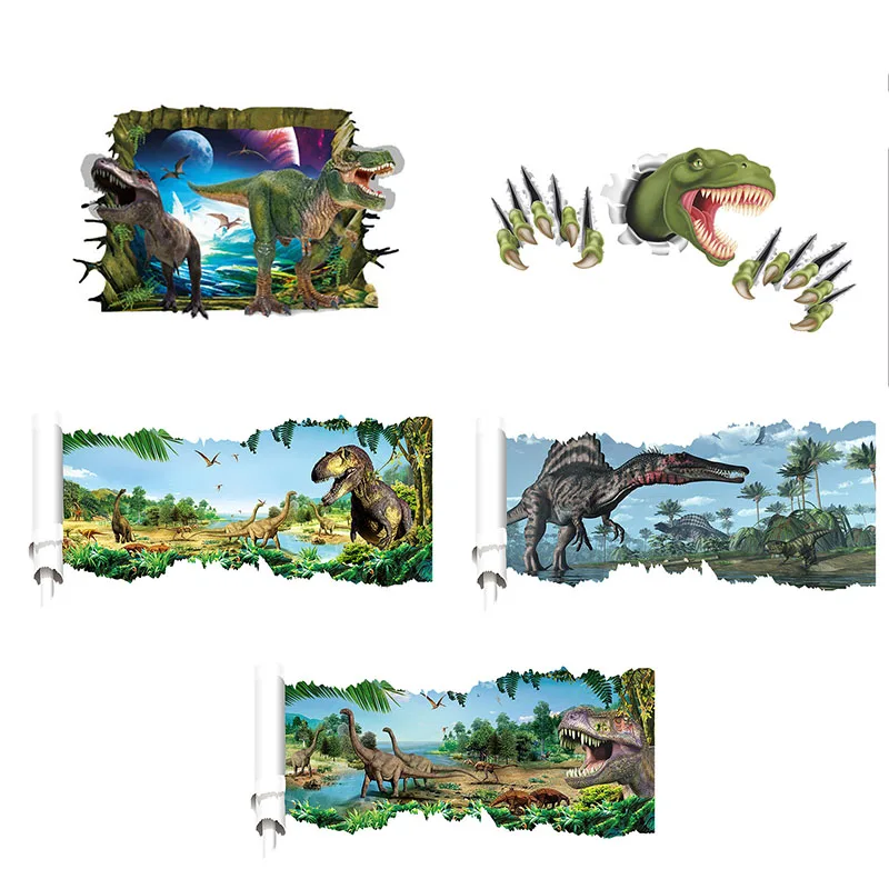 Стереоскопическое видение новейший 10 лет 3D мультфильм фильм динозавр Наклейка