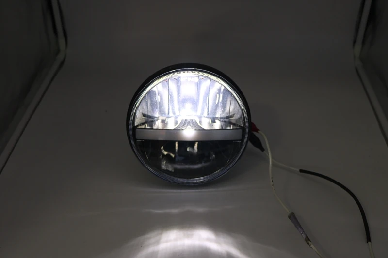 Мотоцикл " фара светодиодный ангельские глазки DRL для Kawasaki Vulcan VN 500 750 800 900 1500 1600 1700