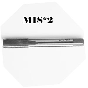 M18 Высокое качество 1 шт. HSS правая ручная резьба кран M10-M20 винтовой кран Метрическая вилка ручной кран для обработки гаек и внутренней резьбы части - Цвет: M18